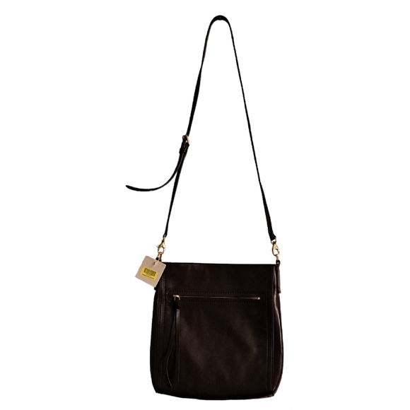 Fossil Emma NS Ladies Medium Leather Crossbody Handbag - Picture 9 of 13